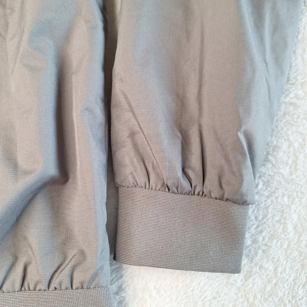 Nike Kids Gray Windrunner Full Zip Hooded‎ Windbreaker Jacket Size 7 6-7Y